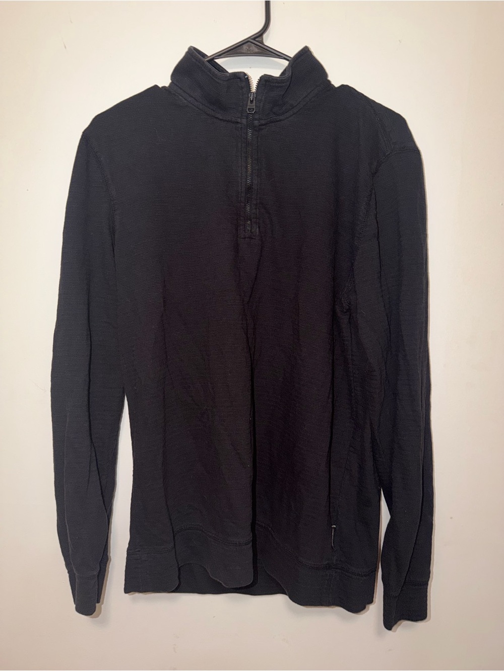 Calvin Klein Men's Black Half-Zip Pullover Sweater